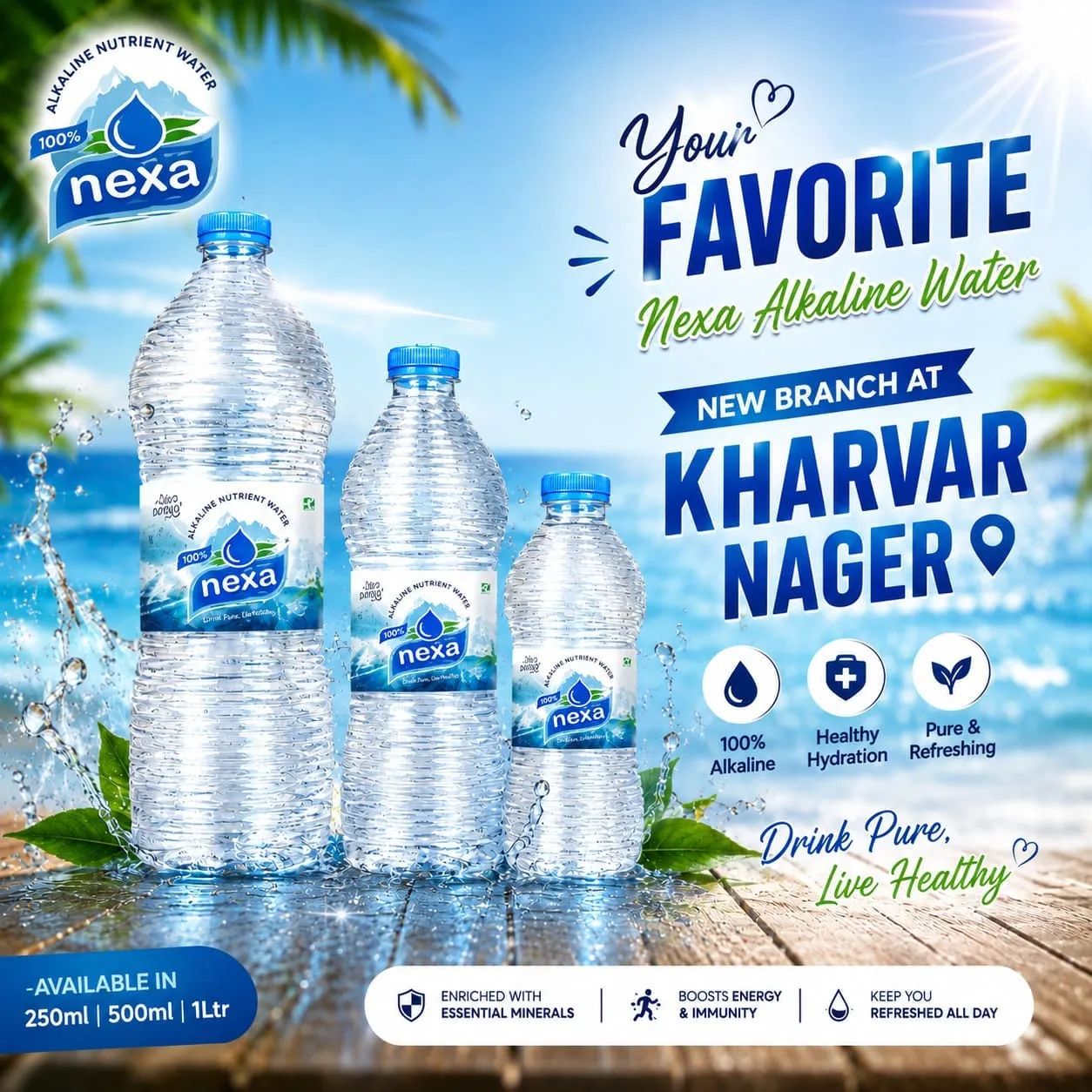 NEXA PACKAGED DRINKING WATER (R.O)