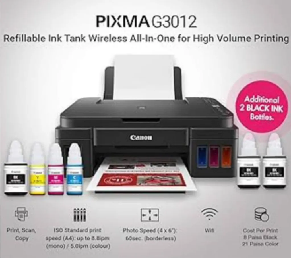 G3012 ink tank Printer